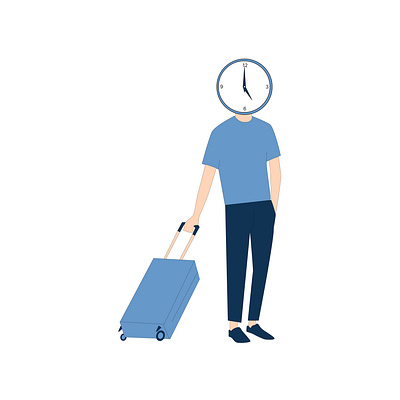 People Characters with Bags Suitcases and Backpack at the Airpor 3d adventure animation boy branding design graphic design illustration logo male motion graphics travel traveling ui ux vector