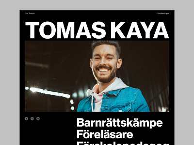 Tomas Kaya branding design figma graphic design portfolio ui ux web design website design
