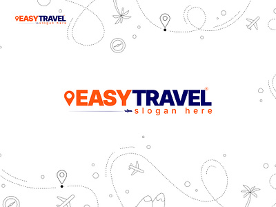 Easy Travel For Travel Logo branding easy travel eliascreator graphic design log