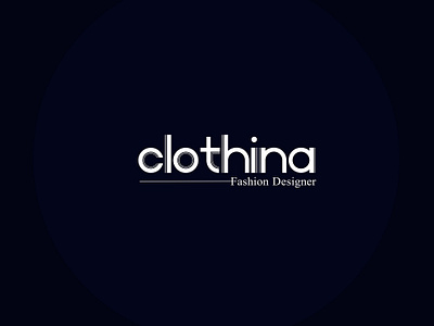 Clothina Fashion Design Logo branding clothin logo graphic design logo