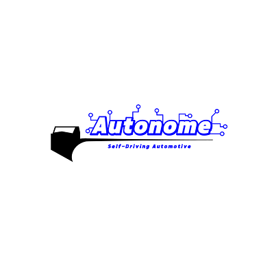 Day 5/50 of #dailylogochallenge -- Self-driving car company! branding design flat graphic design illustration logo modern simple ui vector