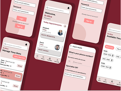 Doctor App design doctorapp graphic design mbileuiux designs mobileapp ui uiux designing ux