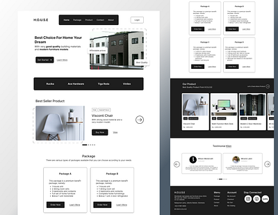 Real Estate Responsive Website Design case study furniture product design real estate real estate mobile responsive responsive design ui uiux