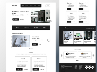 Real Estate Responsive Website Design case study furniture product design real estate real estate mobile responsive responsive design ui uiux