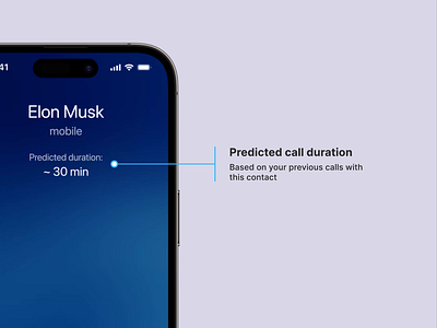 iOS Call Duration Prediction ai app interface app interface designer app ui design app ui designer application application design apps ui design interface design ios mobile app design mobile applications design mobile design mobile ui mobile ui designer native app product design ui user experience ux