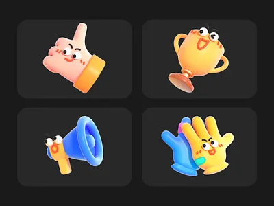 icon c4d hand icon
