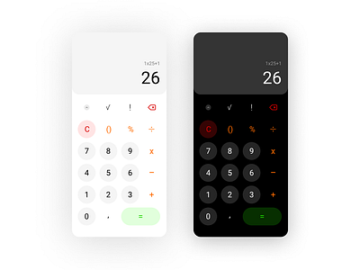 Daily UI Challenge #004 - Calculator 004 calculator dailyui ui