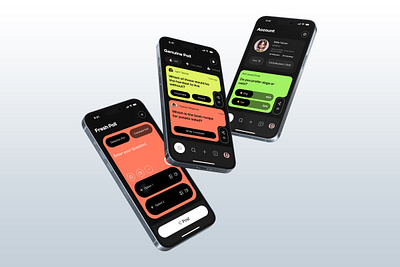 IntegrityPoll - Polling Mobile App app design typography ui ux