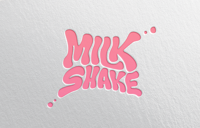 Milkshake brandidentity branding design logo logodesign logodesigner logotype typography