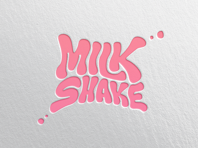 Milkshake brandidentity branding design logo logodesign logodesigner logotype typography