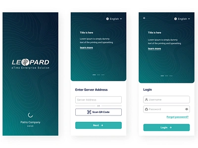 Leopard Mobile Design ui