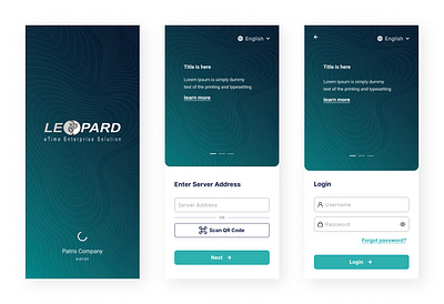 Leopard Mobile Design ui