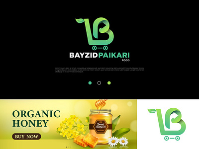 E-commerce Logo | BAYZID PAIKARI FOOD | B Modern Logo 3d branding graphic design logo logotype