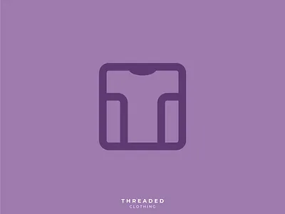 Threaded Clothing app apparel branding clothing cotton design fabric factory graphic design illustration logo screenprinting streetwear supply t shirt vector