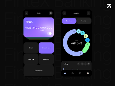 Fintex mobile banking. Design concept. banking design mobile app mobile banking ui user interface ux uxui web