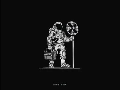 Orbit AC ac app apparel art branding design fan graphic design illustration logo space vector