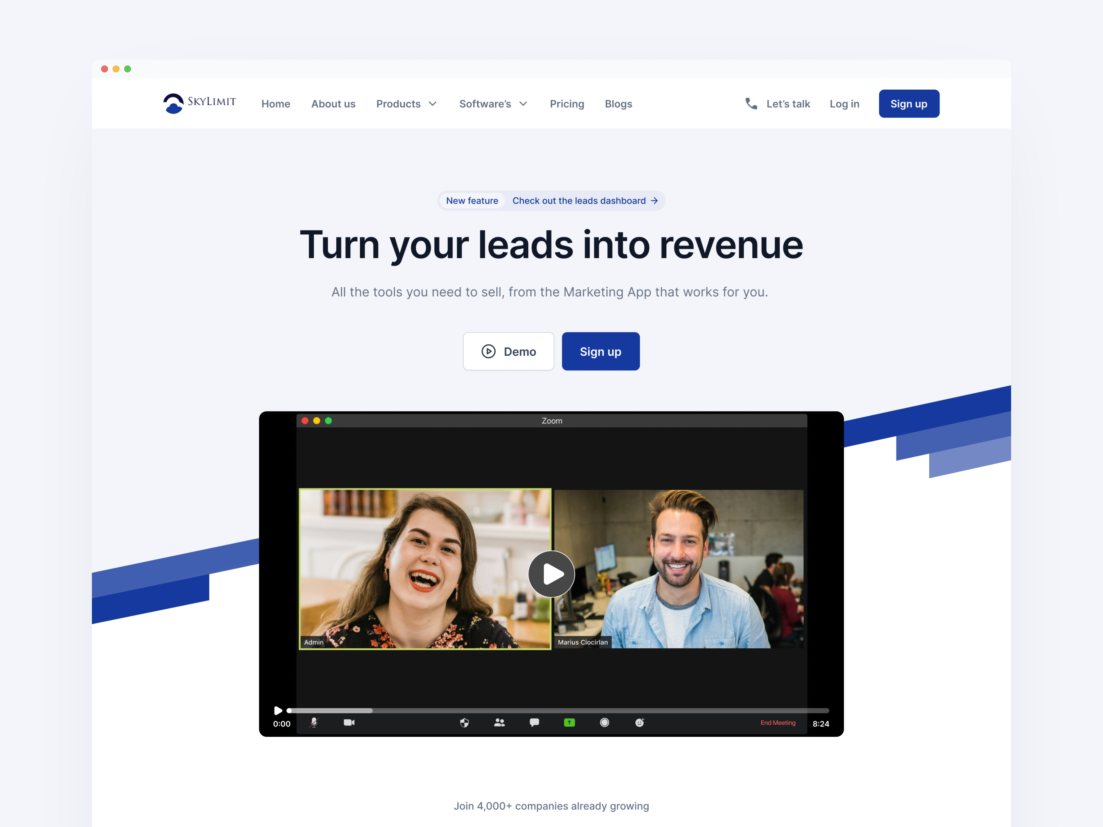 Example of High Converting Landing Page Design