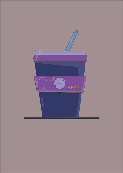 my coffee adobe adobe illustrator animation coffee graphic design illustration