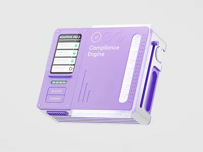 Scan Tool 3d 3d animation animated animation blender blender3d computer device hardware hardware design illustration isometric
