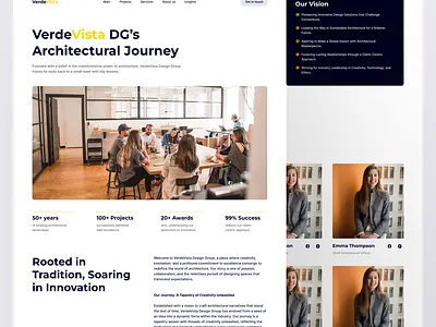 About us page - Website design about us page architect website architects architecture clean design interior design website minimal modern ui web design web pages website