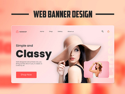 Fashion Website Banner Design । Landing Page Design banner design branding facebook post fashion ads fashion banner fashion hedar fashion hero image fashion landing page fashion website figma design flyer design hero banner instagram post shopify banner ui ui design web banner web design website design