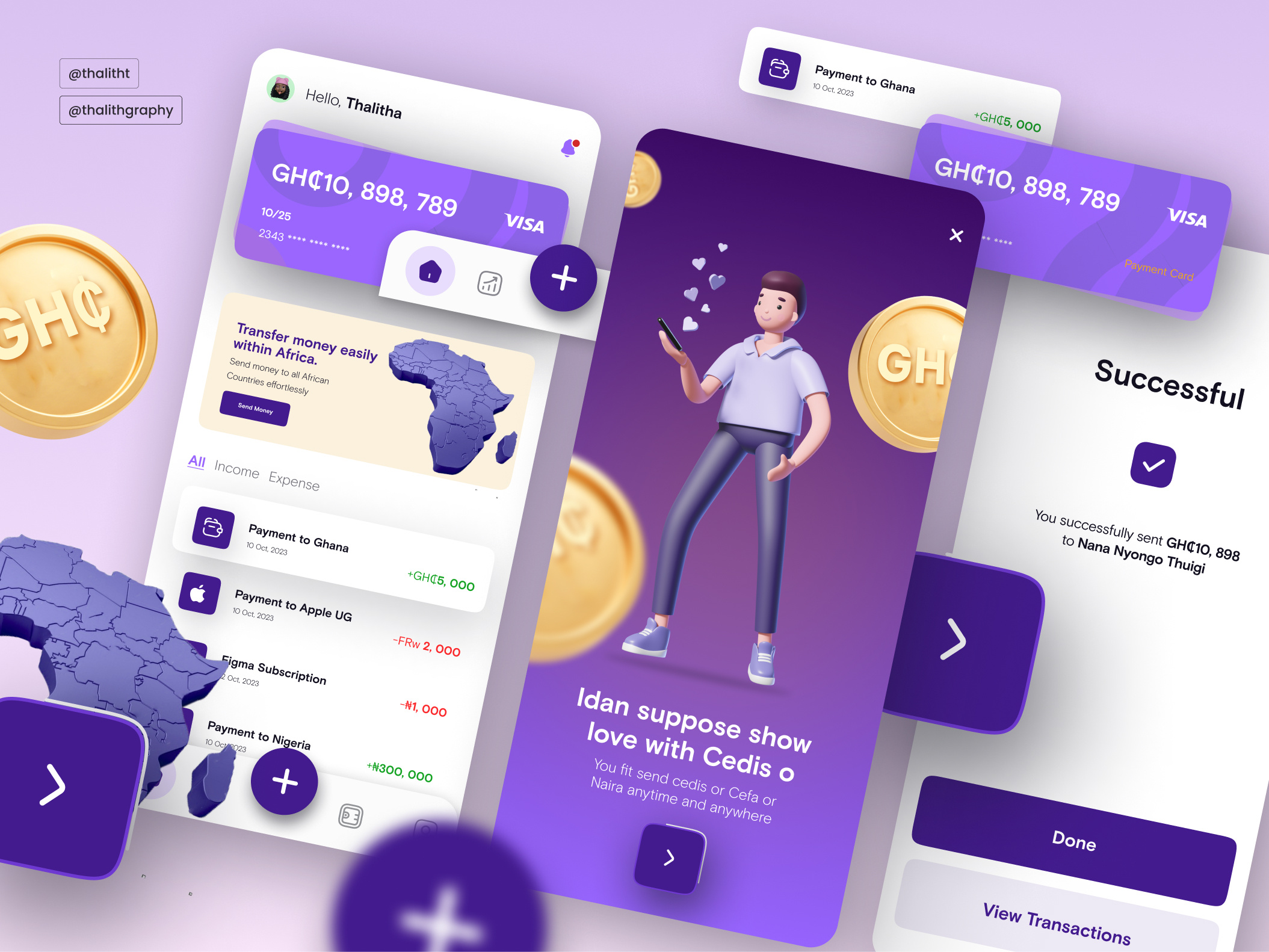 Rainey - Fintech App UI fintech homepage mobile mobile appp onboarding ui uidesigner uiux ux uxdesign uxdesigner