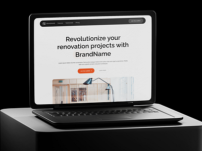 Renovation Projects Website figma design front end design interior design website landing page design ui design user interface webapp design website design website projects