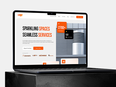 Landing Page Design Concept interface