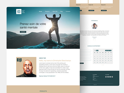 Mental Health Awareness Trainer | Landing Page Design dribbble landing page landing page ui landing page ui design landingfolio syed ashir chowdhery ui ui design ui ux ui ux design ui ux designer expert