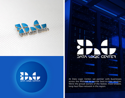 Data Logic Center Logo design with logo animation data logo logo animation logo design