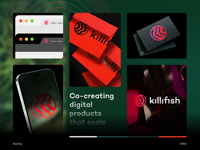 Killifish 🐠 adobe illustrator branding fish logo identity logo logo design marketing logo red logo