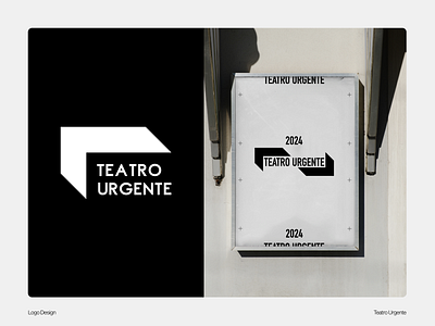 teatro urgente ⌹ branding geometric logo logo logo design modern logo simple logo teatro theater wordmark