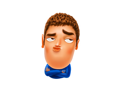 Your super NFT avatar sticker headshot portrait avatar cartoon cg character nft portrait profile profilepic sticker