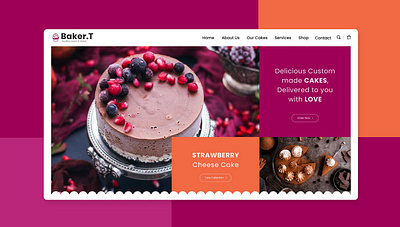 Bakery Website Landing Page