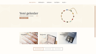 Jewelry Site Web Design Prototype