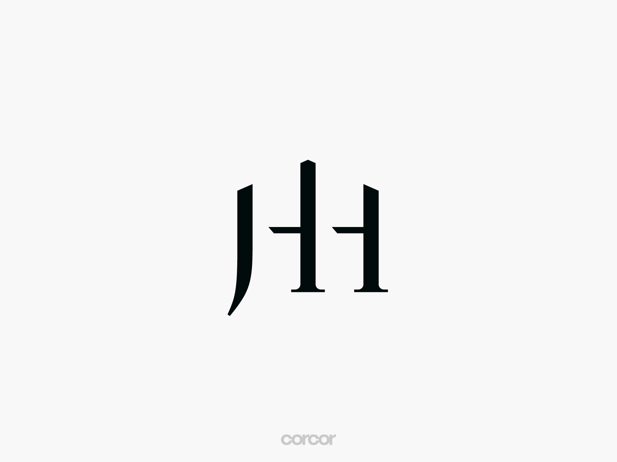 JHH Monogram - Real Estate Logo graphic design home logo house logo jhh logo jhh monogram logo logo design monogram monogram logo real estate real estate agent real estate logo roof logo