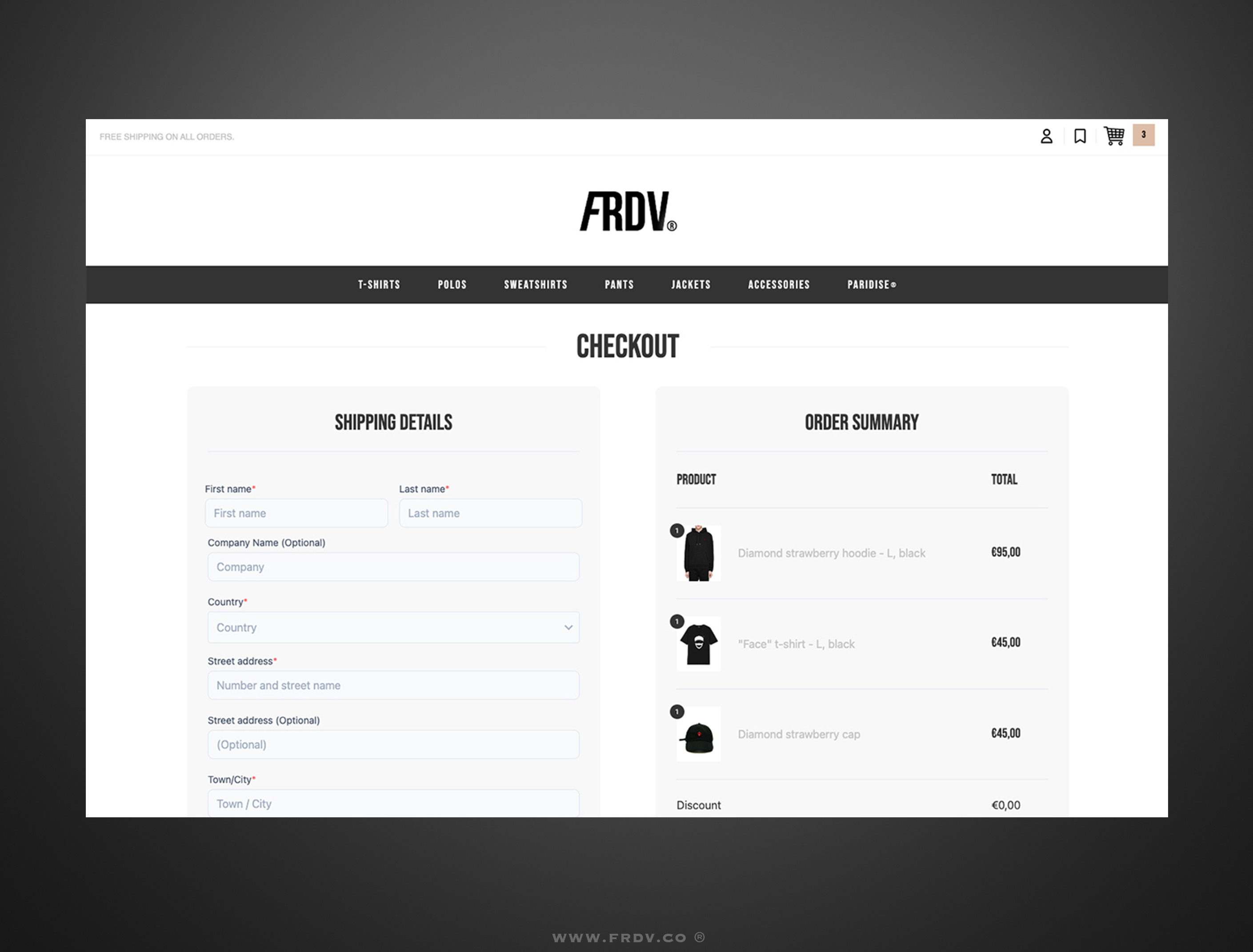 E-commerce web application ➙ Checkout page 🛒 (ReactJS- NextJS) 2d web developer 3d web developer alannn checkout page creative developer ecommerce ecommerce mockup frdv front end developer interactive designer nextjs headless cms reactjs headless cms ui design ui designer ux design web designer website