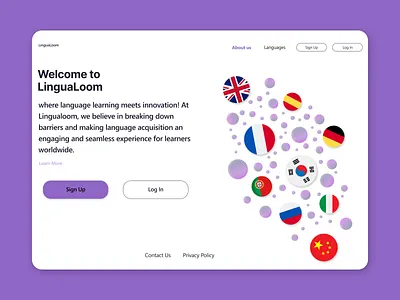 Language Learning Platform courses language language courses language learning online classes online courses ui ui design uiux design ux web design web platform website