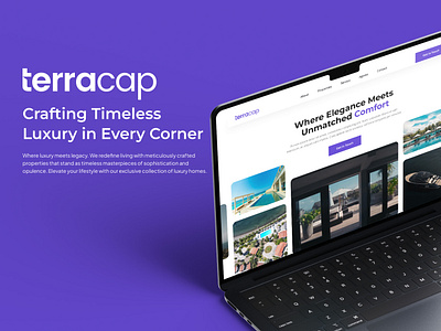 Terracap | Resort landing page. animation design dribble landingpage microinterection resort ui uitrends uiux ux web web animation webdesign website