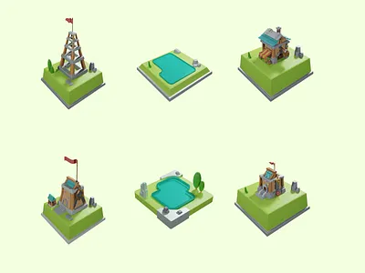 Game asset weapons warehouses.