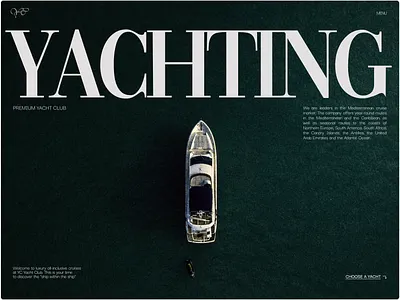 Website concept - premium yacht club branding design e commerce illustration landing logo premium ui web design web designer website yachting