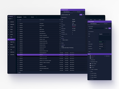 IMS Sensory Media - CRM admin audio cms crm crud design list sort system table ui ux