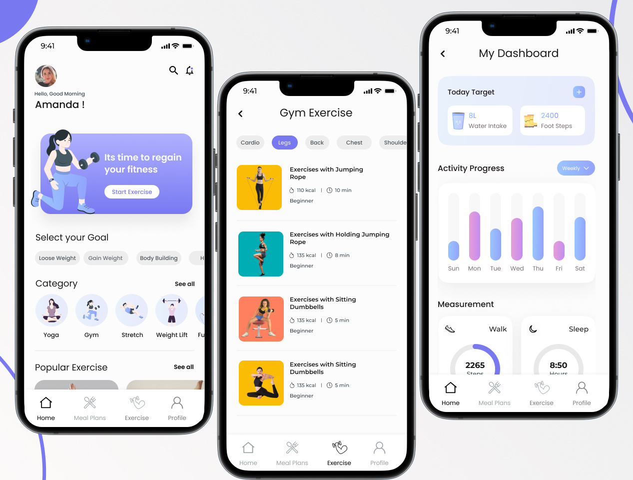 Example of Modern Mobile App UI/UX Design (Figma)