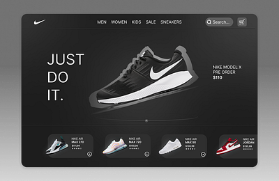 Nike website aestethic gray nike nike logo nike shoes nike webpage nike website