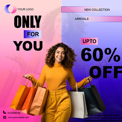 Shopping Poster Desgin 3d adobe illustrator advertising branding graphic design graphic designing illustration logo motion graphics scocial shopping poster desgin social media post