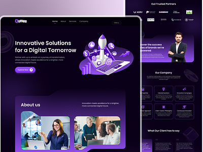 Digital Marketing Website about us contact us digital digital marketing hero section home india page pakistan service ui ui bangaladesh uiux ux