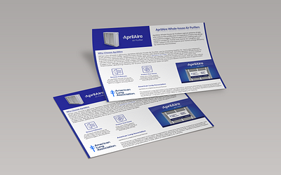 Air Purifier Fact Sheet branding design graphic design