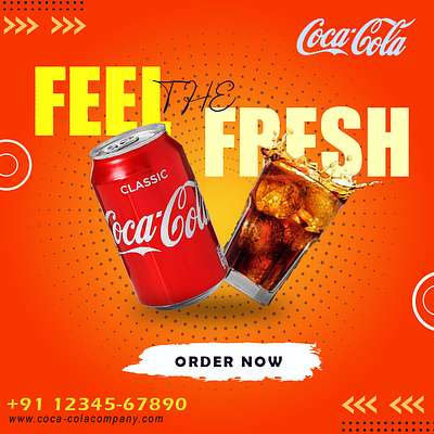 Social media post | Classic Coke, Always Refreshing ads advertising branding coca cola coke digital marketing facebook ad graphic design instagram post marketing media post poster design social media post ui