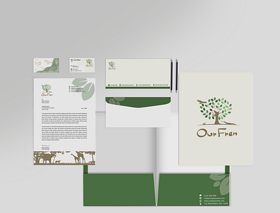 Nature/Wildlife Stationaries branding design graphic design illustration