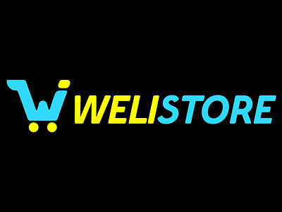 WELISTORE - LOGO ANIMATION 2d logo animation animation graphic design logo logo animation logo animations motion graphics shop logo shop logo animation simple logo animation store logo store logo animation ui